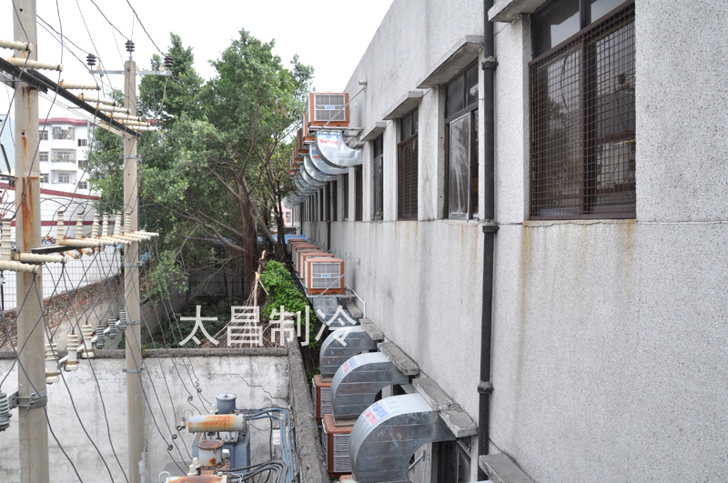 湖北某家五金廠環(huán)?？照{(diào)通風降溫案例
